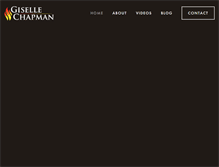 Tablet Screenshot of gisellechapman.com